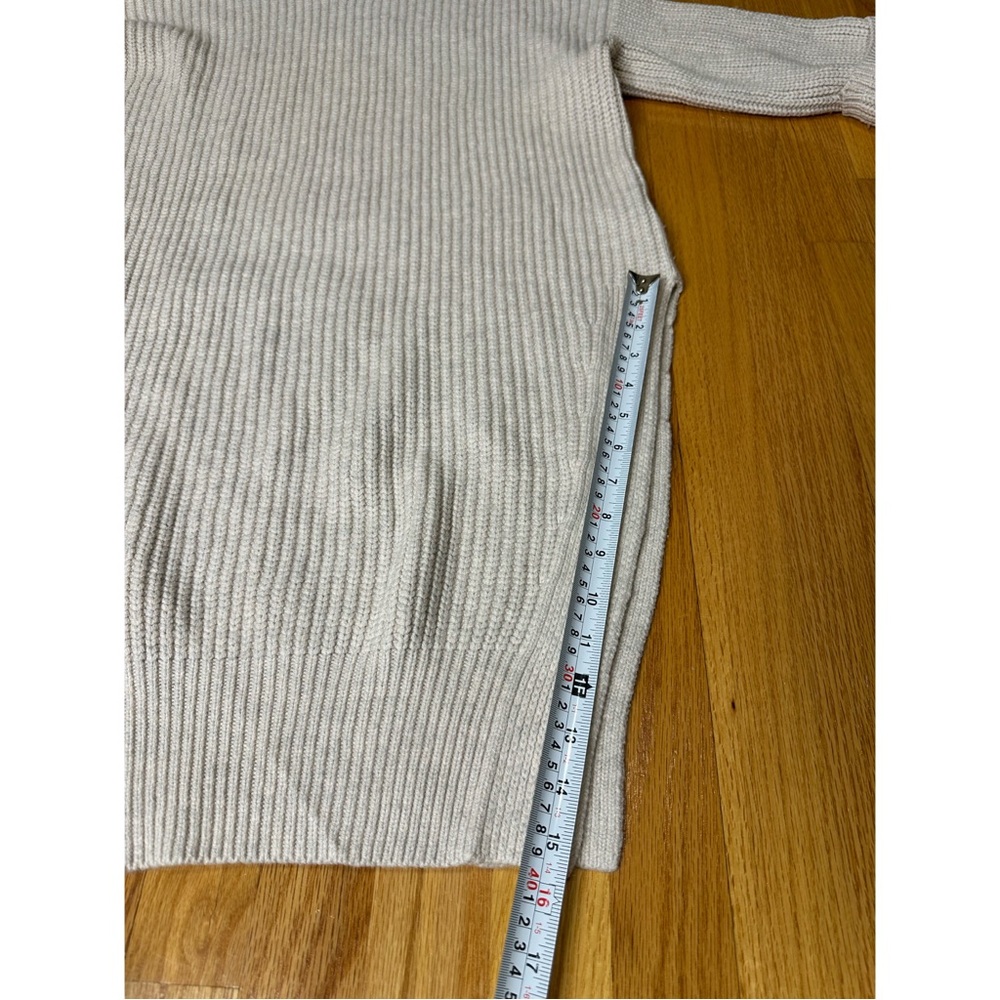 Anthropologie Cream Turtleneck Sweater - Picture 6 of 9
